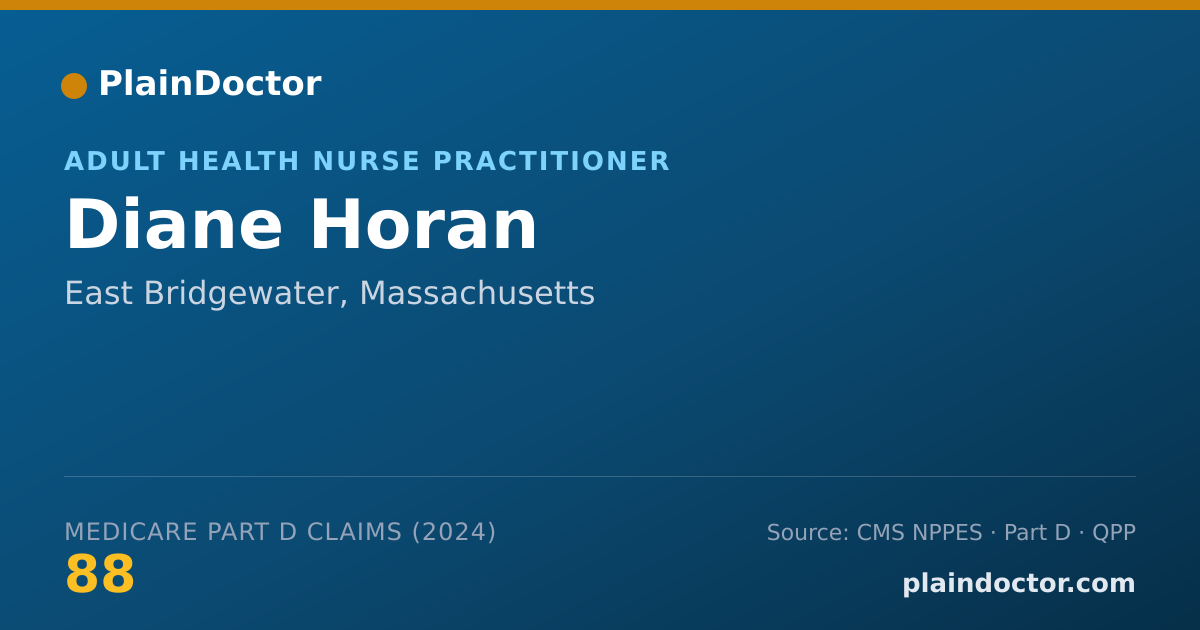 Shareable card for Diane Horan - Adult Health Nurse Practitioner, East Bridgewater, MA