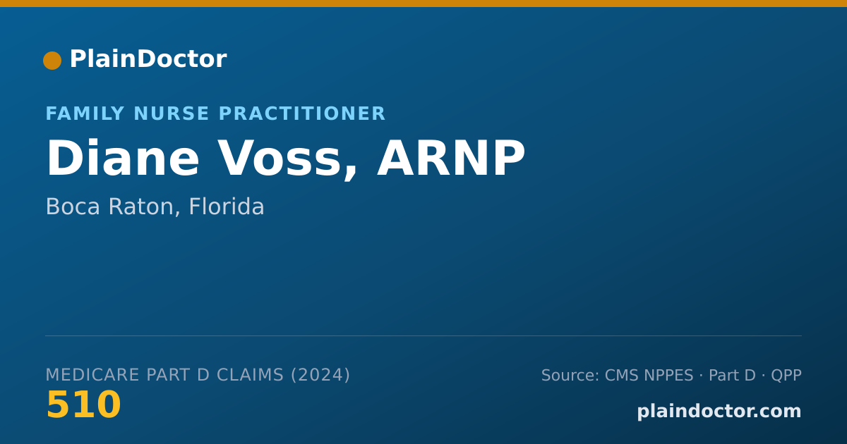 Shareable card for Diane Voss, ARNP - Family Nurse Practitioner, Boca Raton, FL
