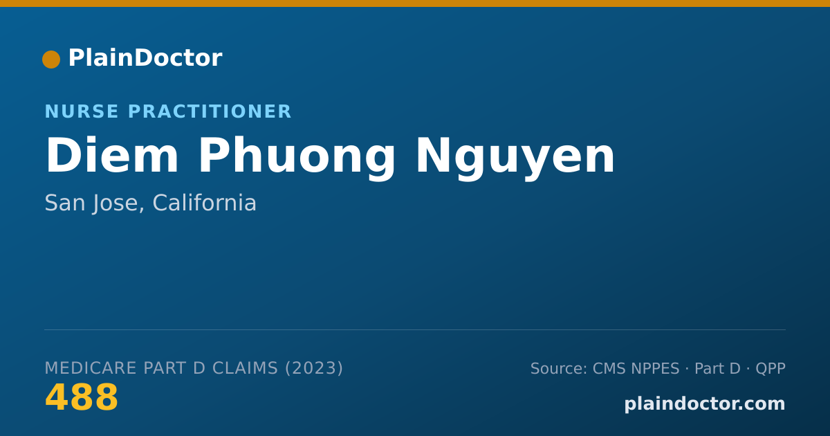 Shareable card for Diem Phuong Nguyen - Nurse Practitioner, San Jose, CA