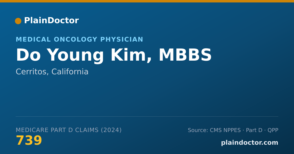 Shareable card for Do Young Kim, MBBS - Medical Oncology Physician, Cerritos, CA