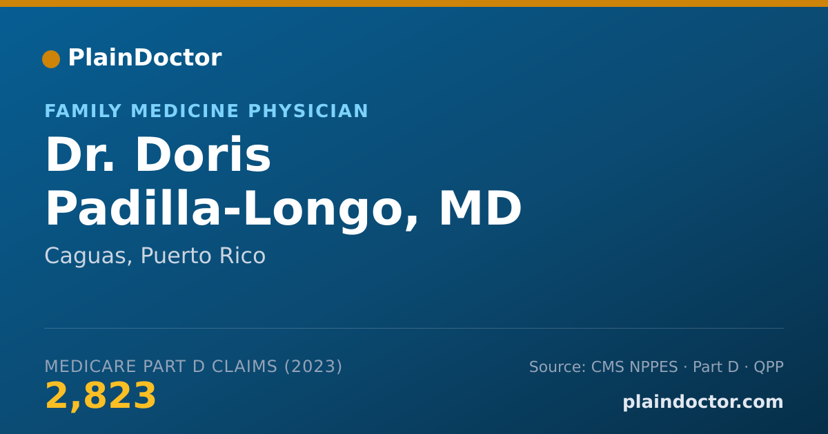 Shareable card for Doris Padilla-Longo, MD - Family Medicine Physician, Caguas, PR