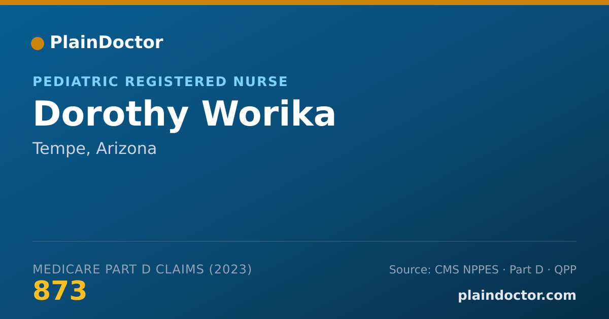 Shareable card for Dorothy Worika - Pediatric Registered Nurse, Tempe, AZ