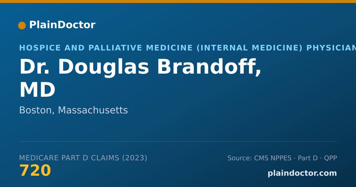 Shareable card for Douglas Brandoff, MD - Hospice and Palliative Medicine (Internal Medicine) Physician, Boston, MA