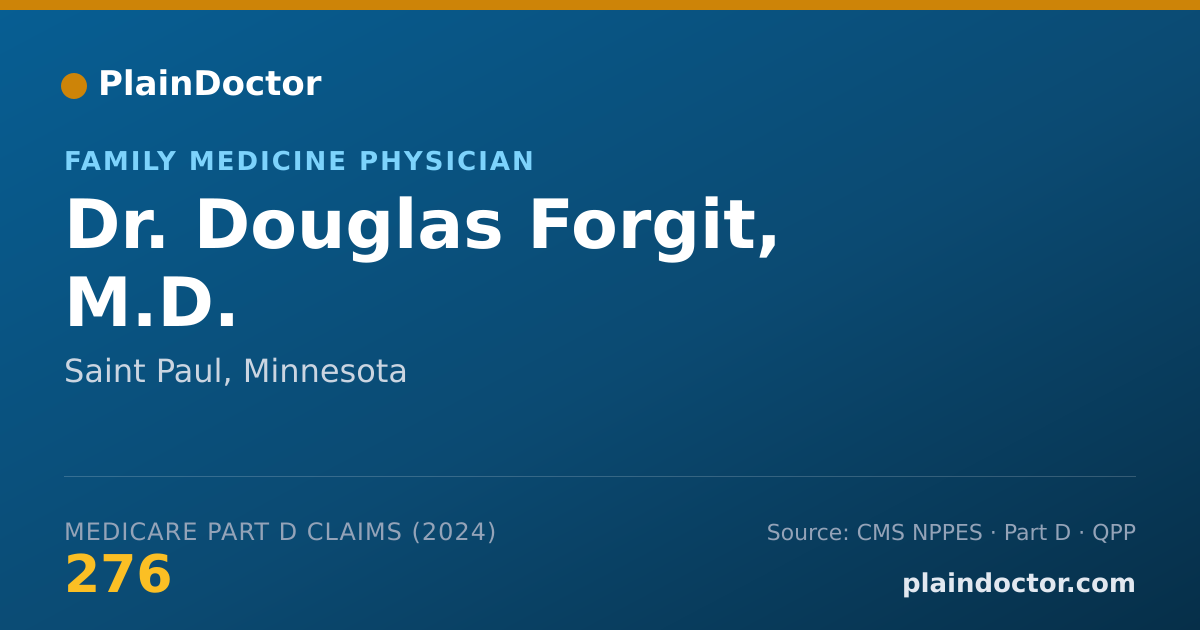 Shareable card for Douglas Forgit, M.D. - Family Medicine Physician, Saint Paul, MN