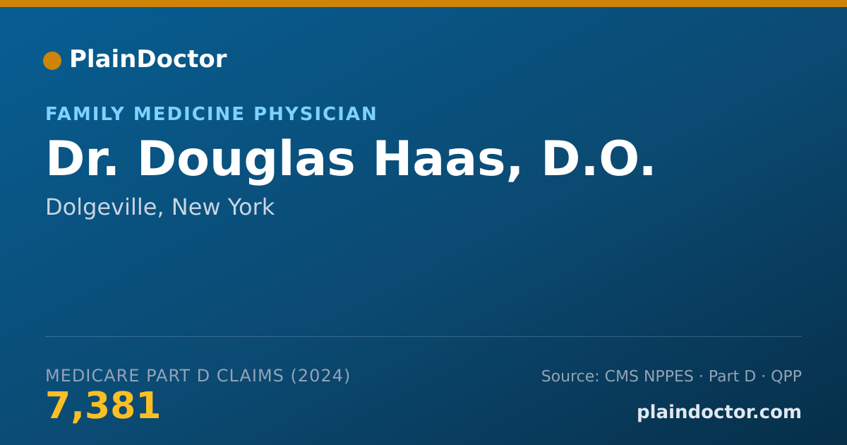 Shareable card for Douglas Haas, D.O. - Family Medicine Physician, Dolgeville, NY