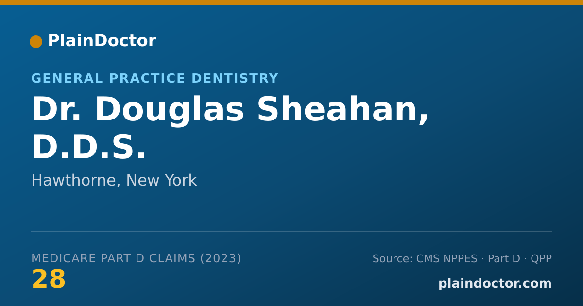 Shareable card for Douglas Sheahan, D.D.S. - General Practice Dentistry, Hawthorne, NY