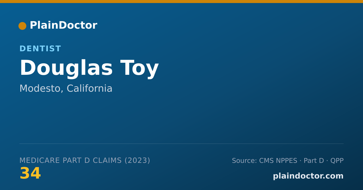Shareable card for Douglas Toy - Dentist, Modesto, CA