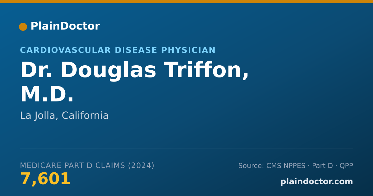 Shareable card for Douglas Triffon, M.D. - Cardiovascular Disease Physician, La Jolla, CA