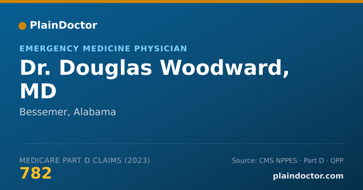 Shareable card for Douglas Woodward, MD - Emergency Medicine Physician, Bessemer, AL