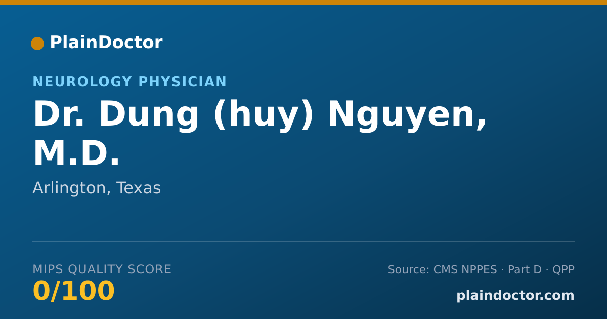 Shareable card for Dung (huy) Nguyen, M.D. - Neurology Physician, Arlington, TX