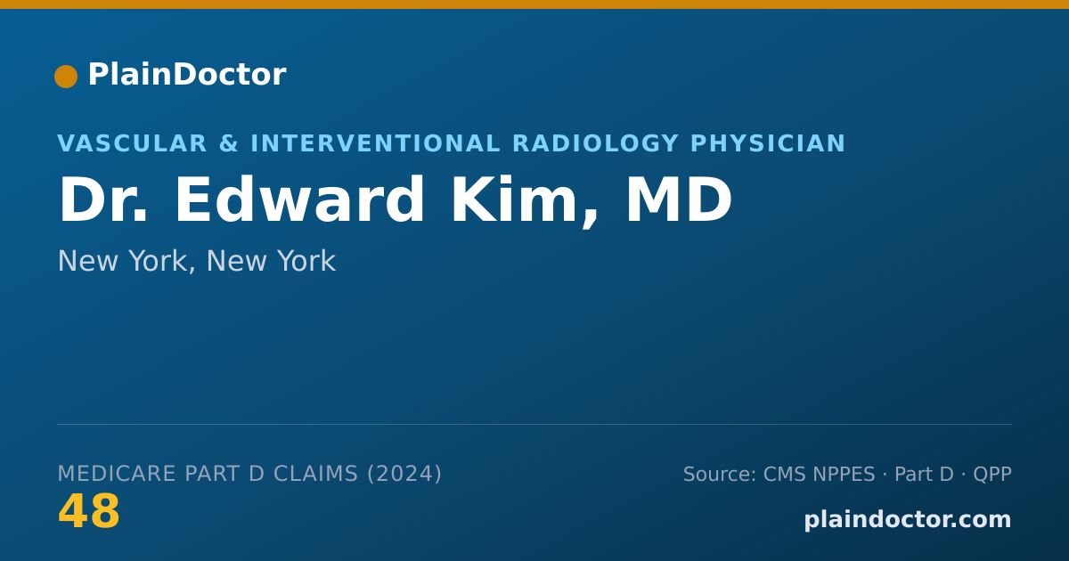 Shareable card for Edward Kim, MD - Specialist, New York, NY