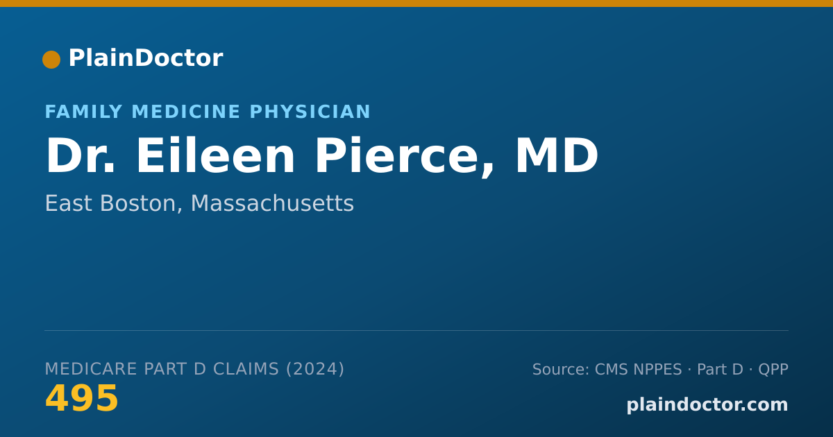 Shareable card for Eileen Pierce, MD - Family Medicine Physician, East Boston, MA