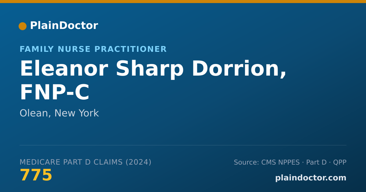 Shareable card for Eleanor Sharp Dorrion, FNP-C - Registered Nurse, Olean, NY