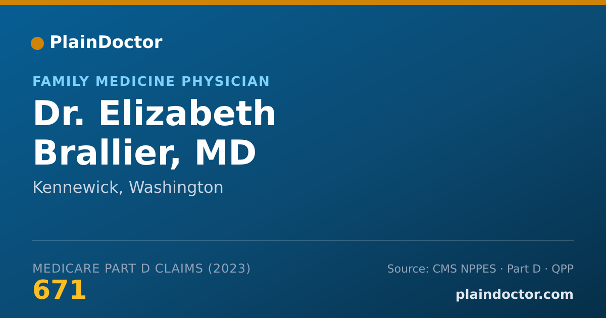 Shareable card for Elizabeth Brallier, MD - Family Medicine Physician, Kennewick, WA