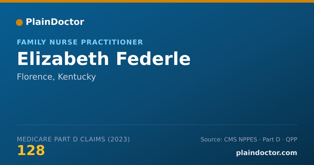 Shareable card for Elizabeth Federle - Family Nurse Practitioner, Florence, KY
