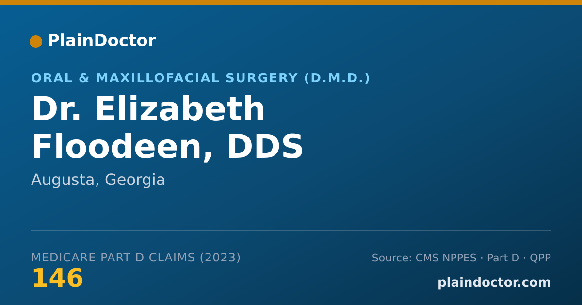 Shareable card for Elizabeth Floodeen, DDS - Oral & Maxillofacial Surgery (D.M.D.), Augusta, GA
