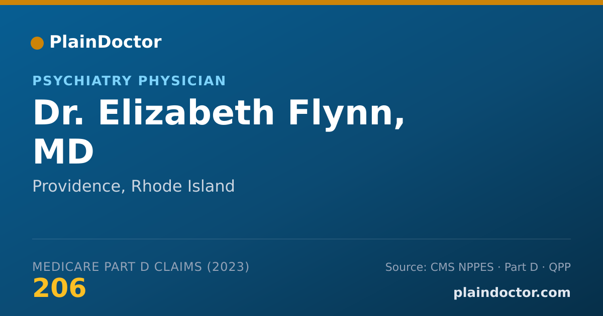 Shareable card for Elizabeth Flynn, MD - Psychiatry Physician, Providence, RI