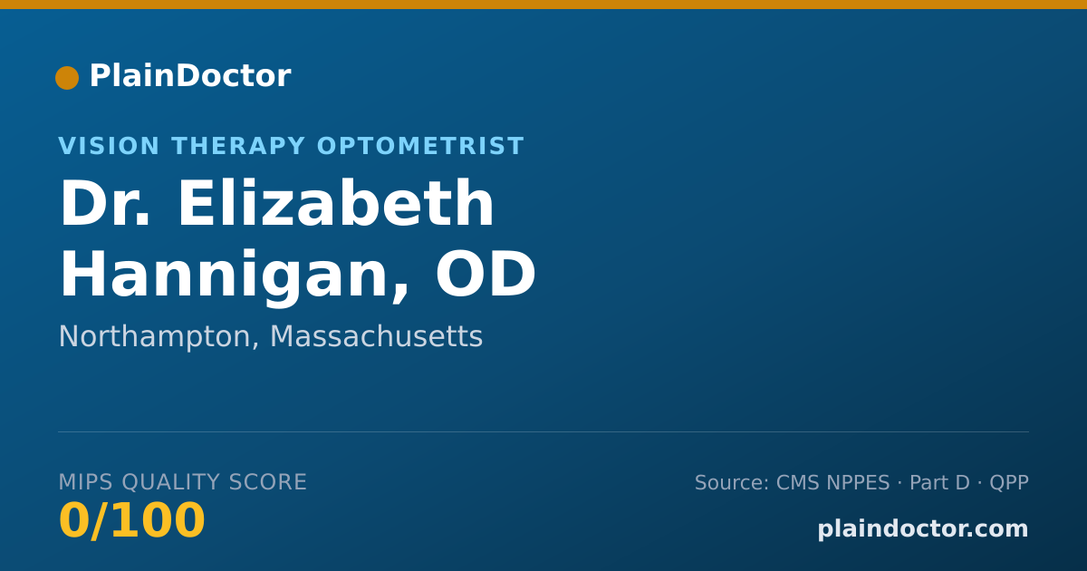 Shareable card for Elizabeth Hannigan, OD - Vision Therapy Optometrist, Northampton, MA