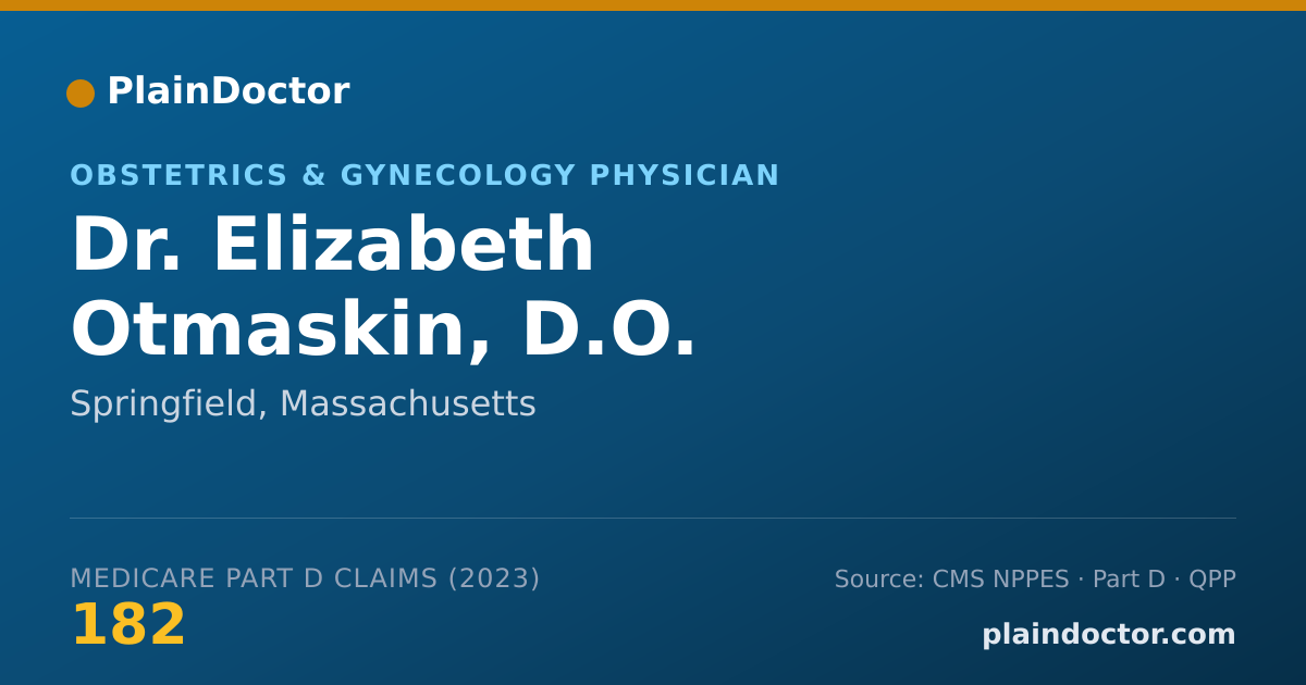 Shareable card for Elizabeth Otmaskin, D.O. - Obstetrics & Gynecology Physician, Springfield, MA