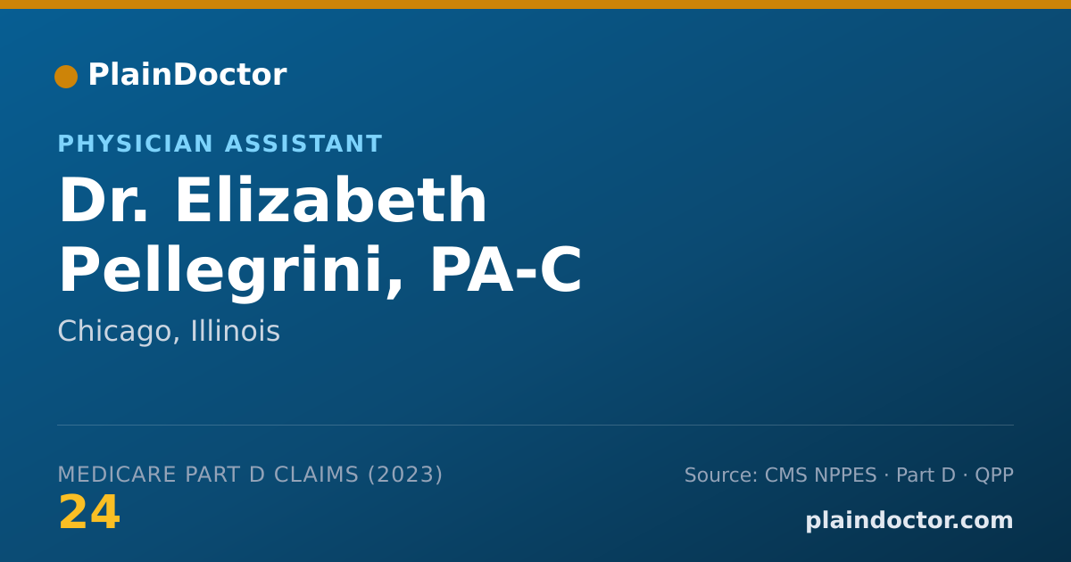 Shareable card for Elizabeth Pellegrini, PA-C - Physician Assistant, Chicago, IL