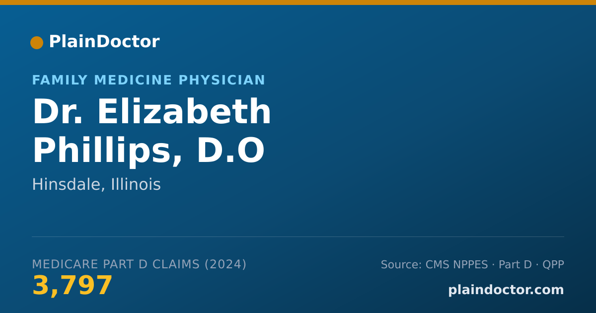 Shareable card for Elizabeth Phillips, D.O - Family Medicine Physician, Hinsdale, IL
