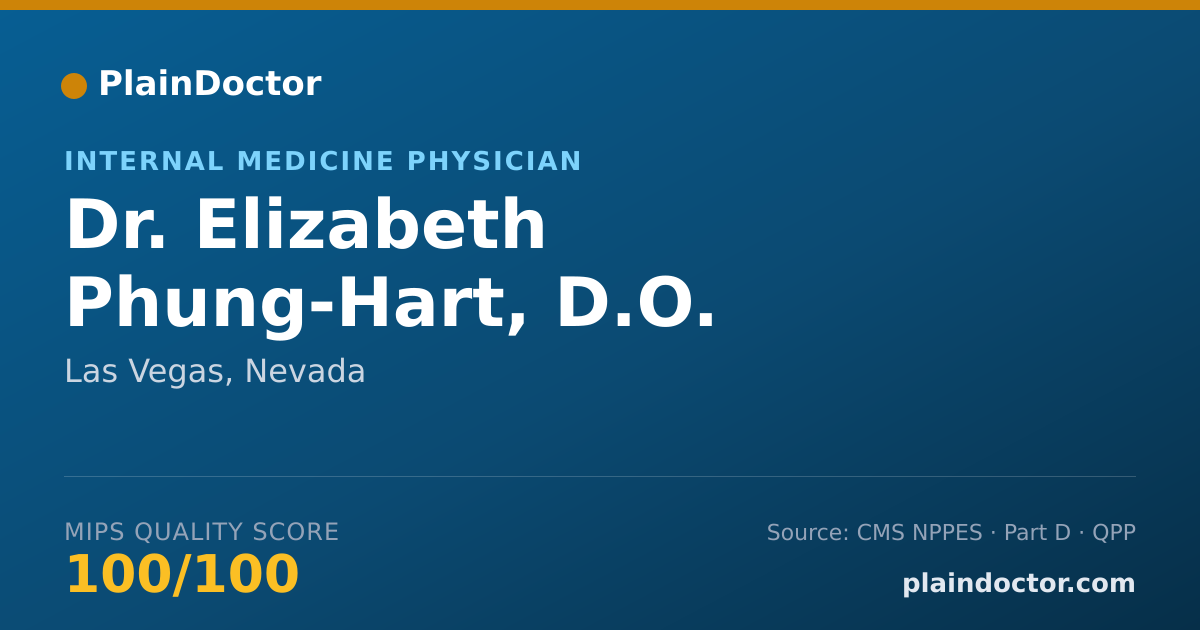 Shareable card for Elizabeth Phung-Hart, D.O. - Internal Medicine Physician, Las Vegas, NV