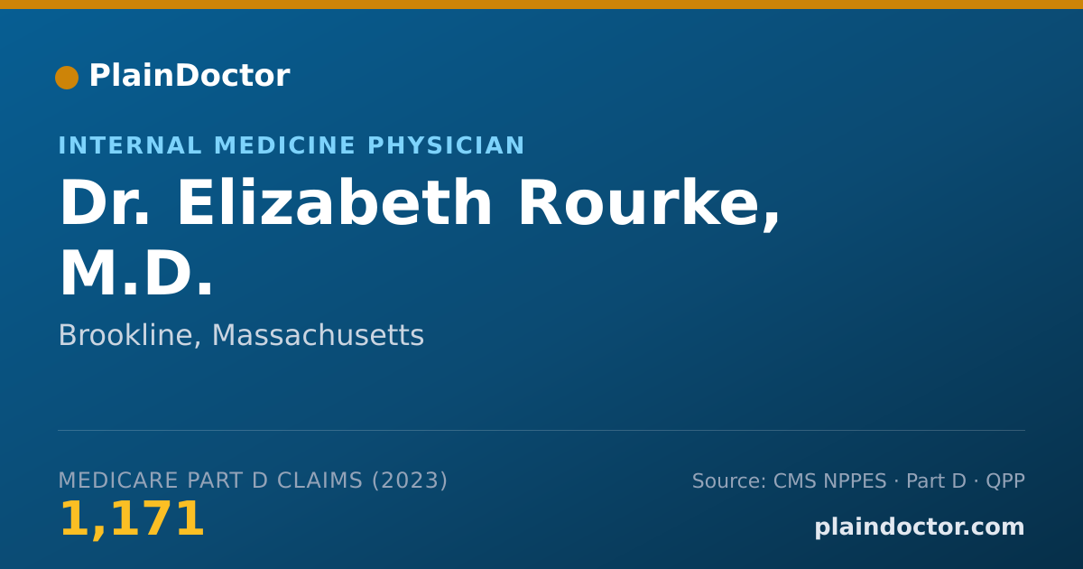 Shareable card for Elizabeth Rourke, M.D. - Internal Medicine Physician, Brookline, MA