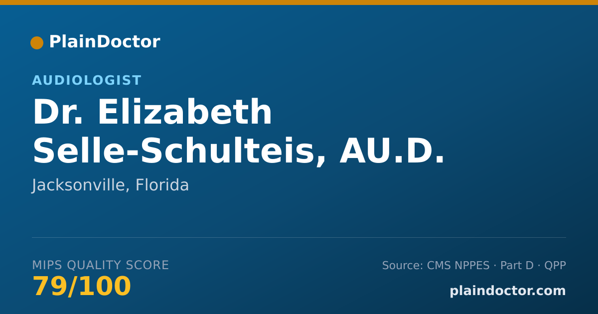 Shareable card for Elizabeth Selle-Schulteis, AU.D. - Audiologist, Jacksonville, FL