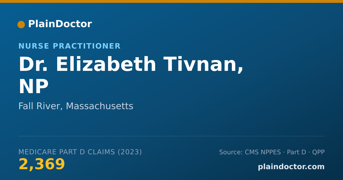 Shareable card for Elizabeth Tivnan, NP - Nurse Practitioner, Fall River, MA