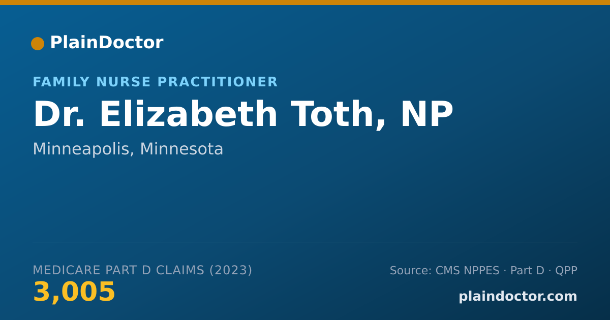 Shareable card for Elizabeth Toth, NP - Family Nurse Practitioner, Minneapolis, MN