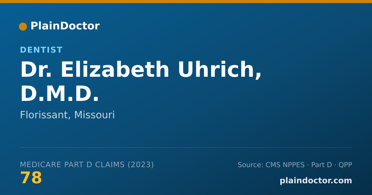 Shareable card for Elizabeth Uhrich, D.M.D. - Dentist, Florissant, MO