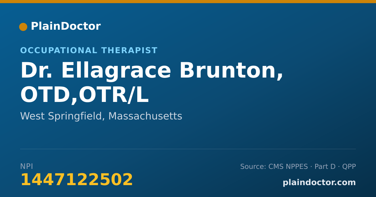 Shareable card for Ellagrace Brunton, OTD,OTR/L - Occupational Therapist, West Springfield, MA