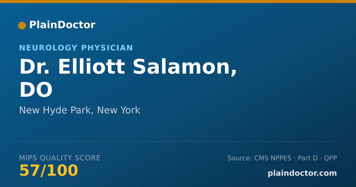 Shareable card for Elliott Salamon, DO - Specialist, New Hyde Park, NY