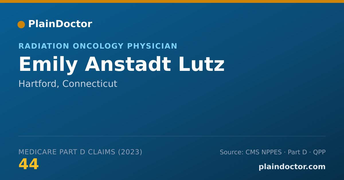Shareable card for Emily Anstadt Lutz - Radiation Oncology Physician, Hartford, CT