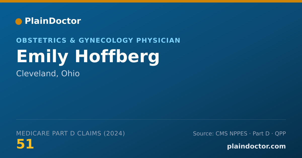 Shareable card for Emily Hoffberg - Obstetrics & Gynecology Physician, Cleveland, OH