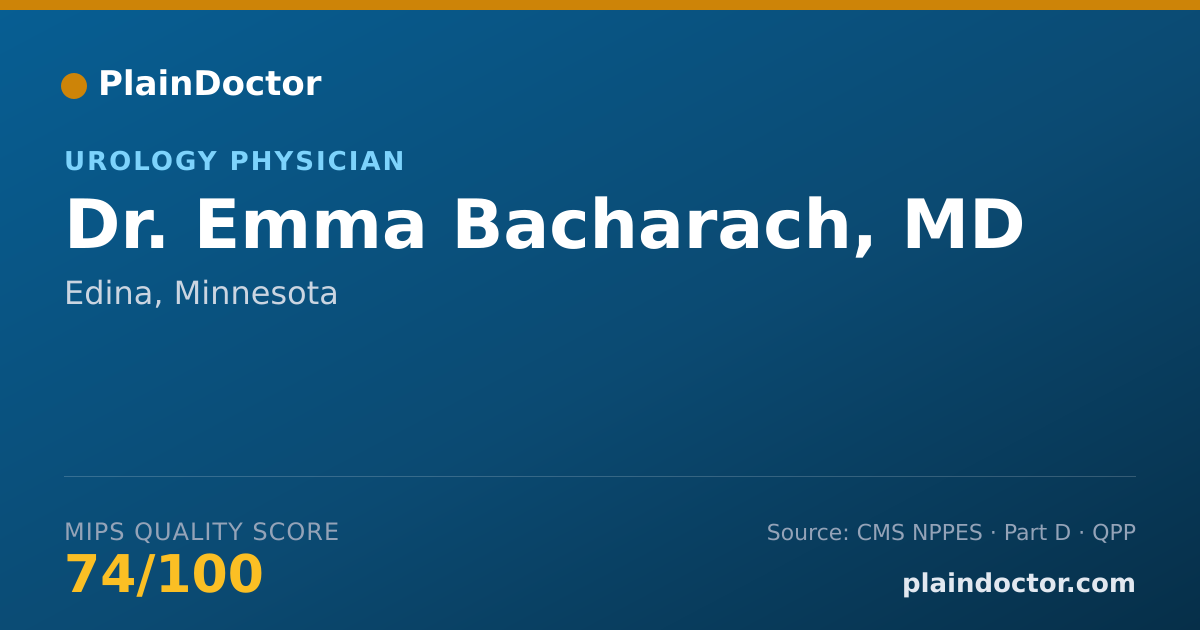 Shareable card for Emma Bacharach, MD - Urogynecology and Reconstructive Pelvic Surgery (Urology) Physician, Edina, MN