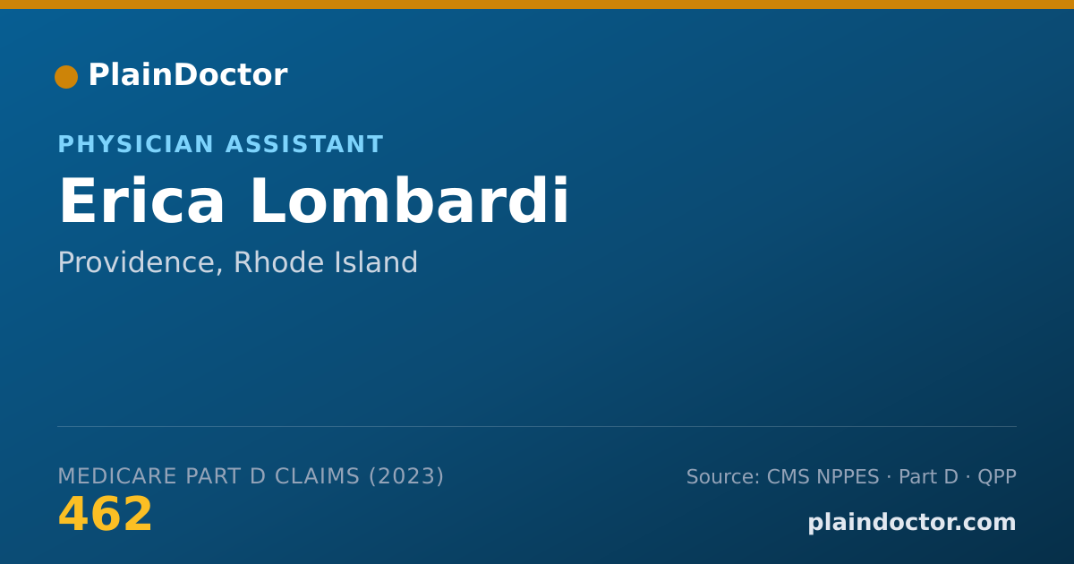 Shareable card for Erica Lombardi - Physician Assistant, Providence, RI