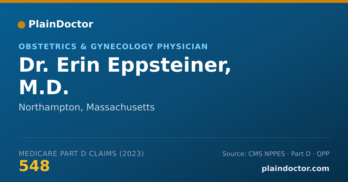 Shareable card for Erin Eppsteiner, M.D. - Obstetrics & Gynecology Physician, Northampton, MA