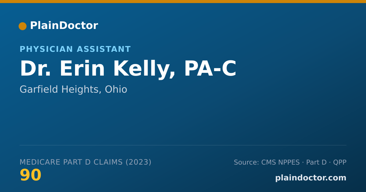 Shareable card for Erin Kelly, PA-C - Physician Assistant, Garfield Heights, OH