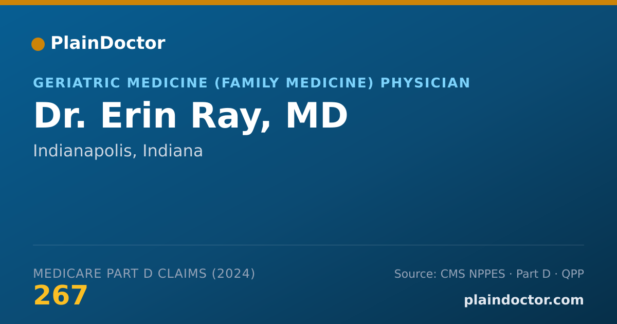 Shareable card for Erin Ray, MD - Student in an Organized Health Care Education/Training Program, Indianapolis, IN