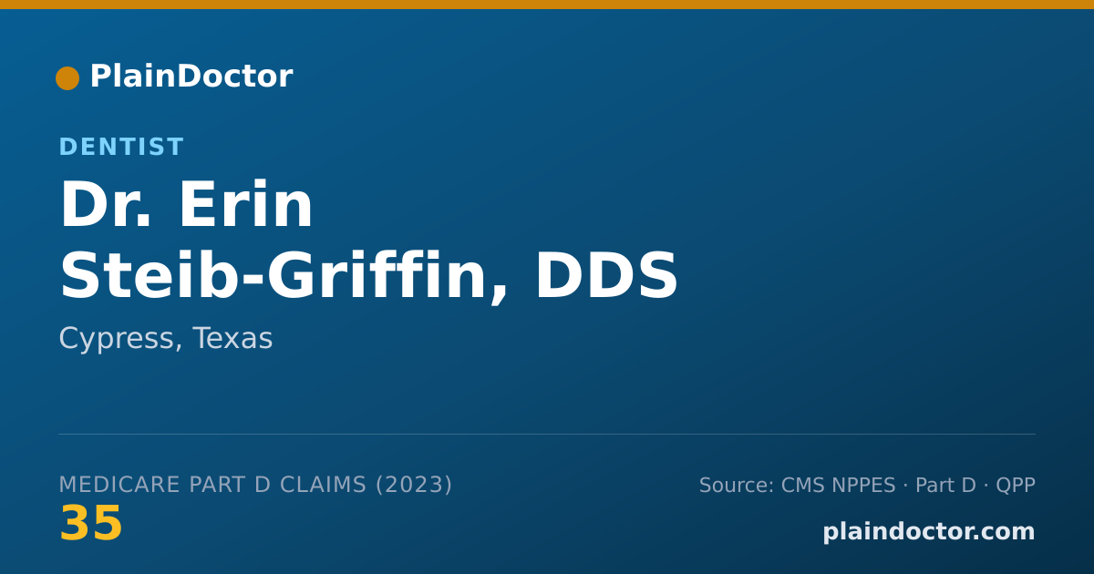 Shareable card for Erin Steib-Griffin, DDS - Dentist, Cypress, TX