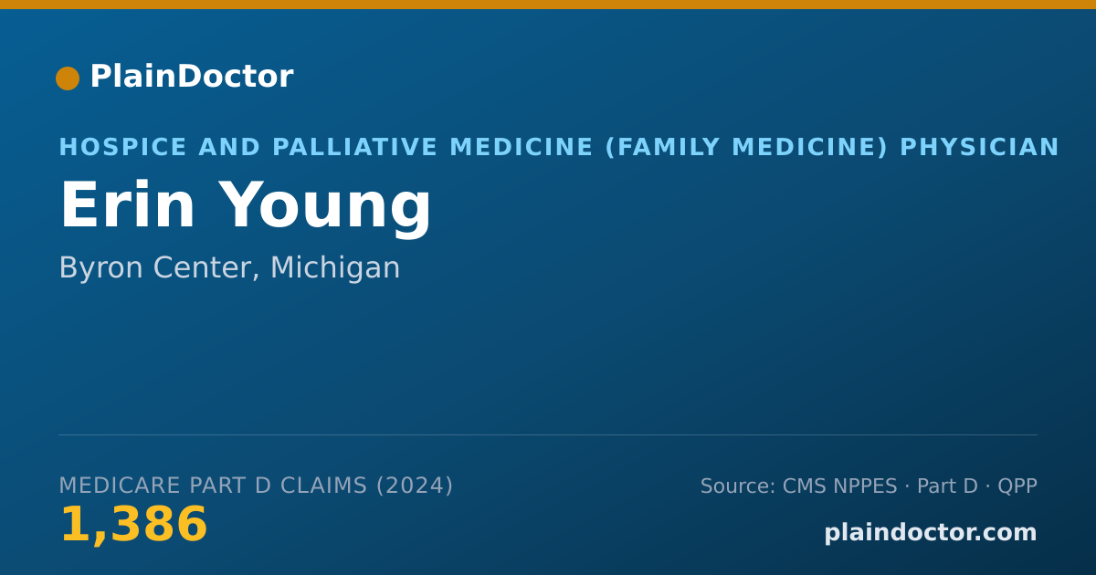 Shareable card for Erin Young - Family Medicine Physician, Byron Center, MI