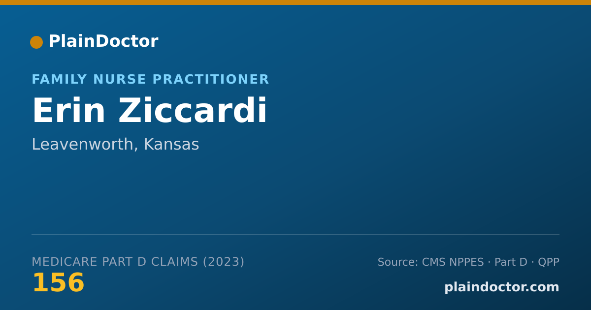 Shareable card for Erin Ziccardi - Family Nurse Practitioner, Leavenworth, KS