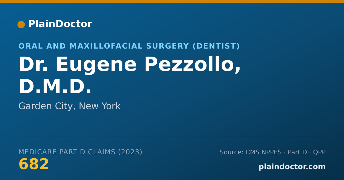 Shareable card for Eugene Pezzollo, D.M.D. - Oral and Maxillofacial Surgery (Dentist), Garden City, NY