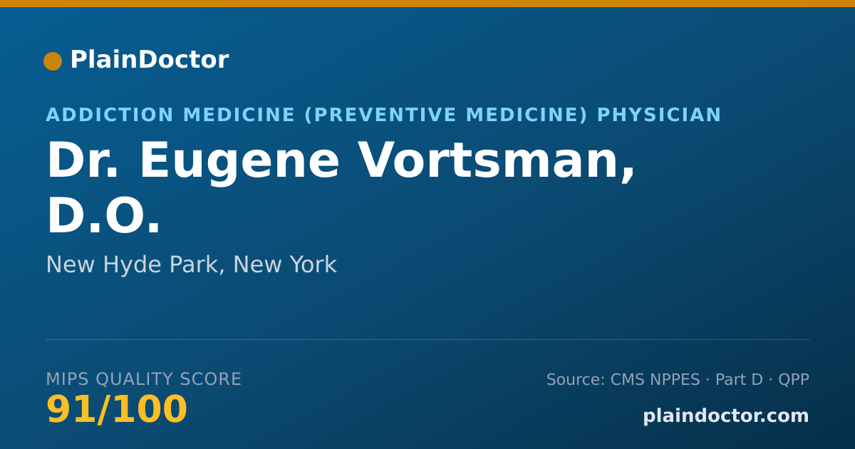 Shareable card for Eugene Vortsman, D.O. - Emergency Medicine Physician, New Hyde Park, NY