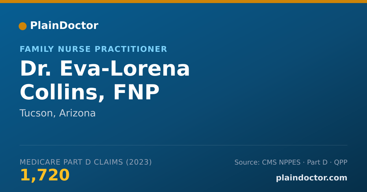Shareable card for Eva-Lorena Collins, FNP - Family Nurse Practitioner, Tucson, AZ