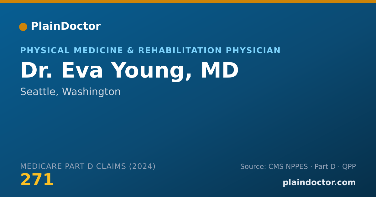 Shareable card for Eva Young, MD - Physical Medicine & Rehabilitation Physician, Seattle, WA