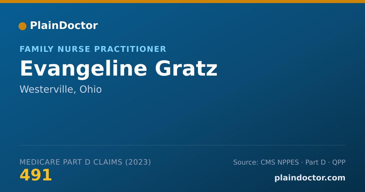 Shareable card for Evangeline Gratz - Family Nurse Practitioner, Westerville, OH