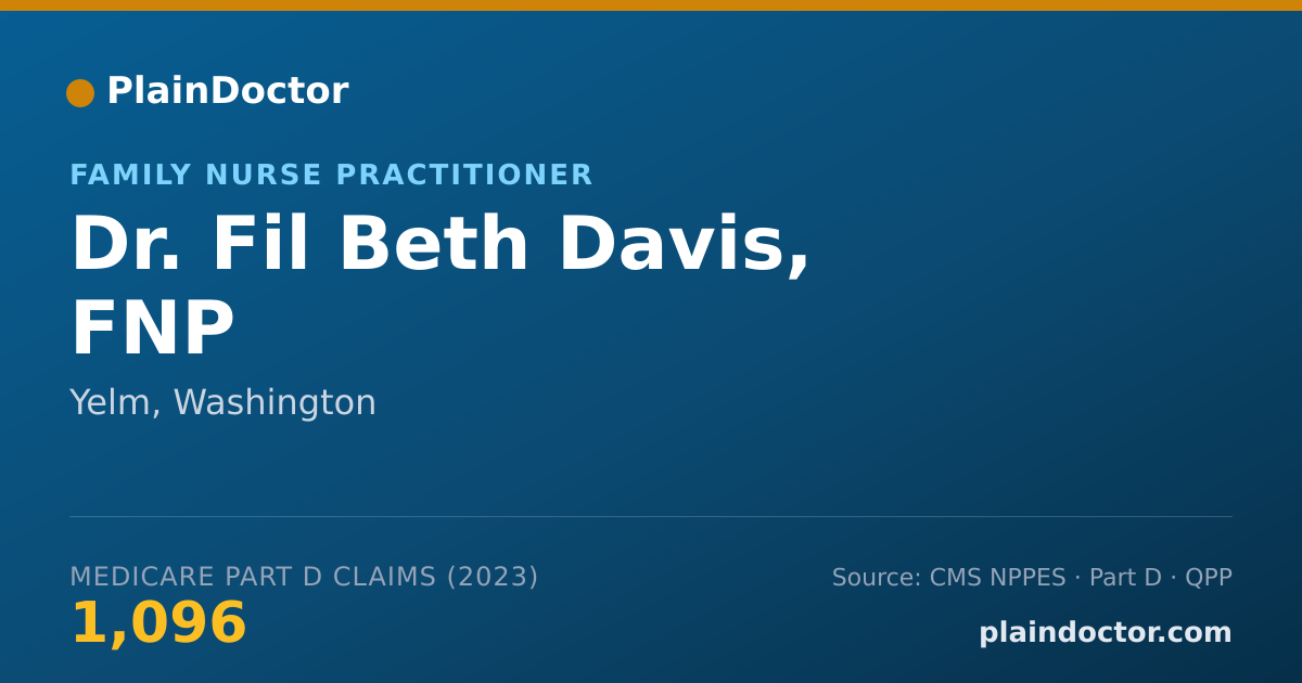 Shareable card for Fil Beth Davis, FNP - Family Nurse Practitioner, Yelm, WA