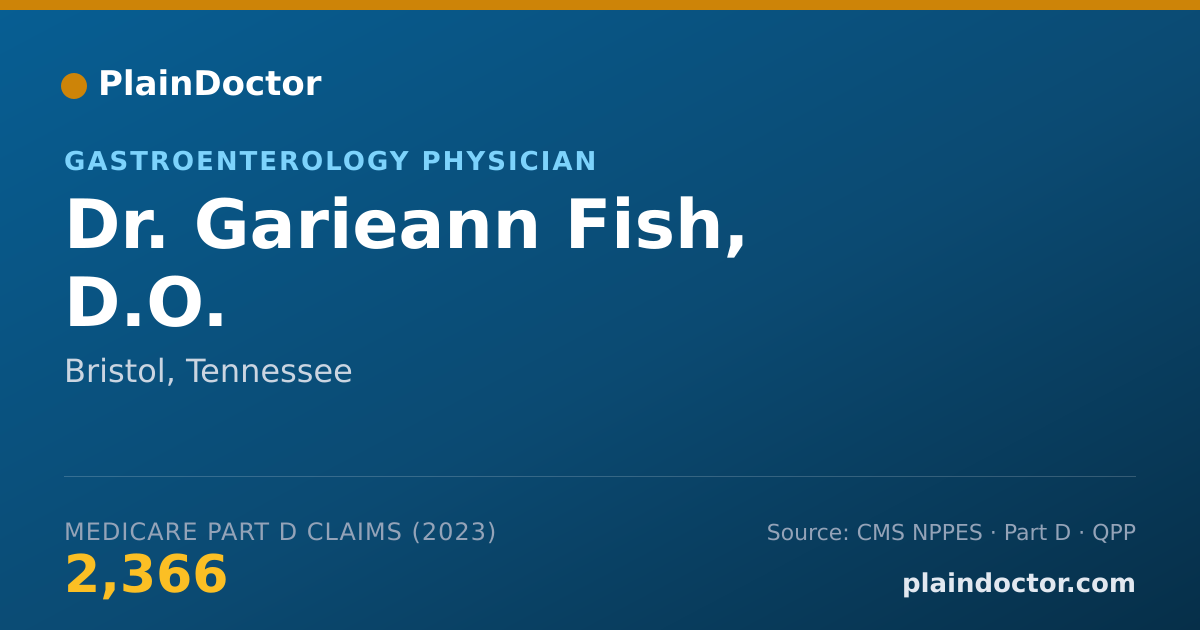 Shareable card for Garieann Fish, D.O. - Gastroenterology Physician, Bristol, TN